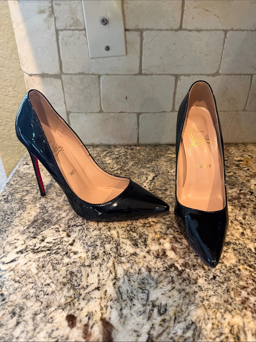 Christian Louboutin  patent leather Heels EUR 38